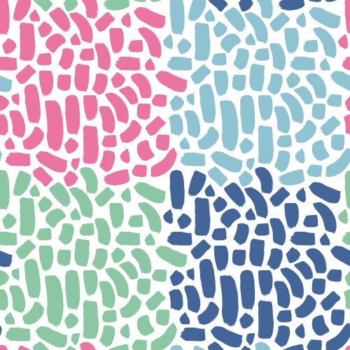 Pastel color paint brush strokes Royalty Free Vector Image