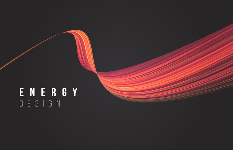 Red Dynamic Line Texture vector image