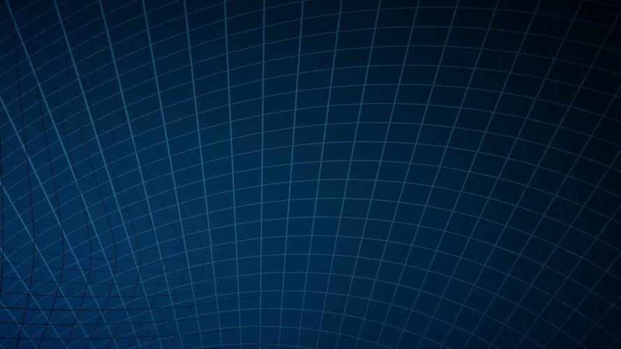 Abstract grid with a perspective view Royalty Free Vector