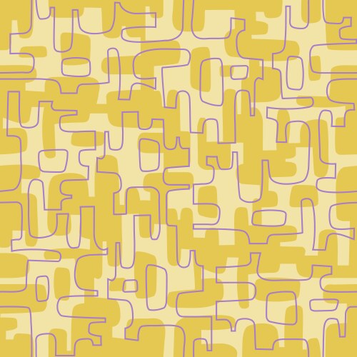 seamless retro mid century modern pattern vector image