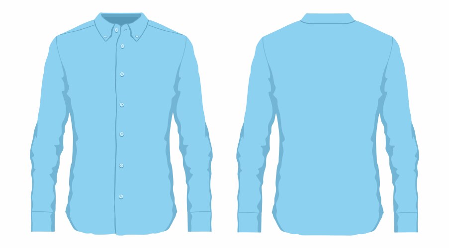 Mens beige dress shirt Royalty Free Vector Image