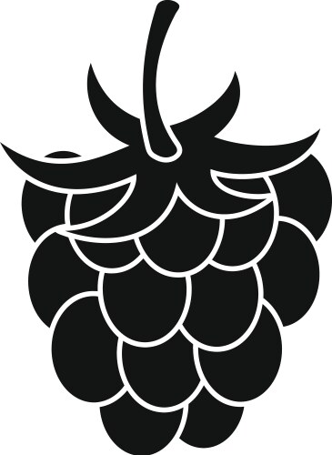 Raspberry blackberry icon – Royalty-Free Vector | VectorStock