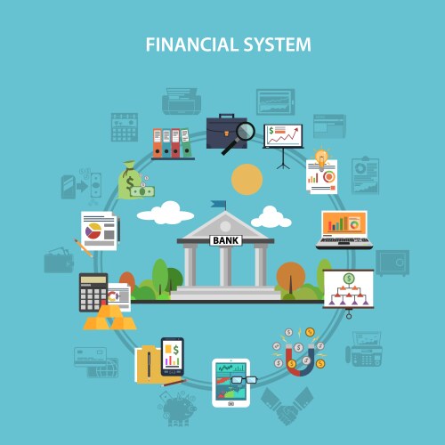 Concept of online banking Royalty Free Vector Image