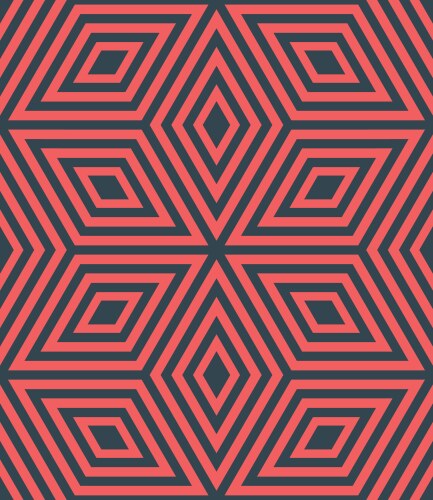 Neon lines geometric seamless pattern Royalty Free Vector