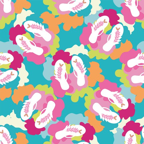 Flip flop shoe seamless pattern background – Royalty-Free Vector ...