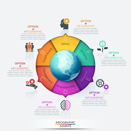 6 Piece Pie Chart Vector Images (over 250)