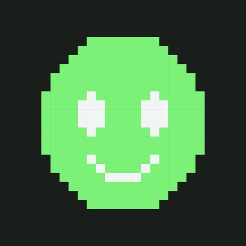 Minecraft Pixel Art Smiley Face