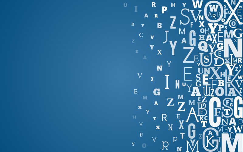 Alphabet background Royalty Free Vector Image - VectorStock