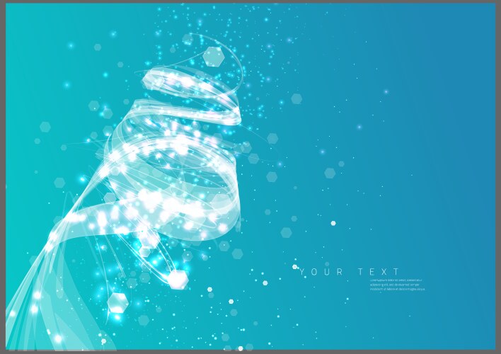 Abstract light blue wavy background Royalty Free Vector