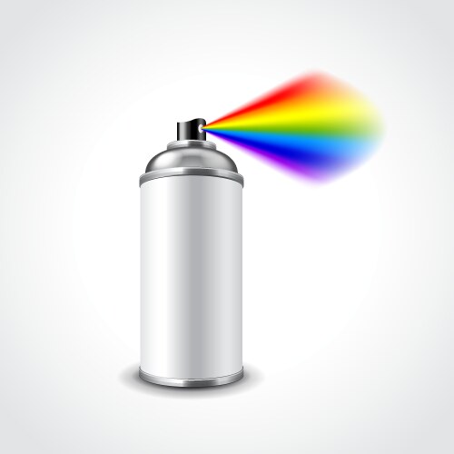 Graffiti spray paint machine Royalty Free Vector Image