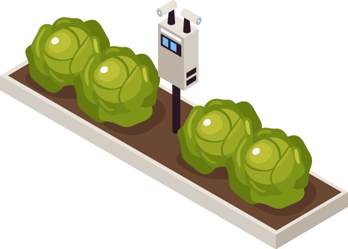 smart farm icon vector image