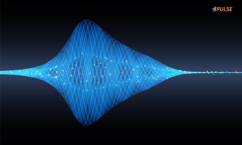 Pulsation signal vector image