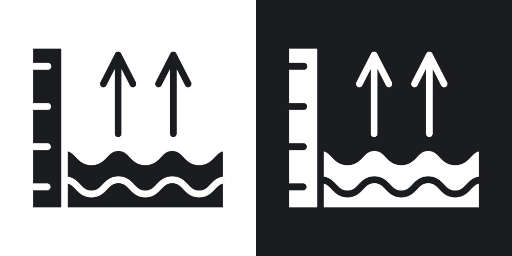 Sea Level Rise Icon Vector Images (over 540)