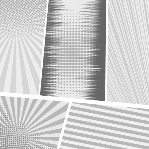 Comic monochrome concept Royalty Free Vector Image