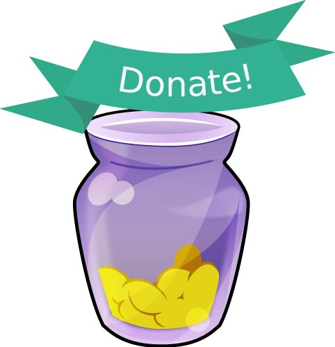 Tip jar vector image