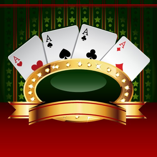 Casino vertical background Royalty Free Vector Image