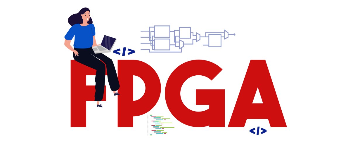 fpga field programmable gate arrays job search vector image