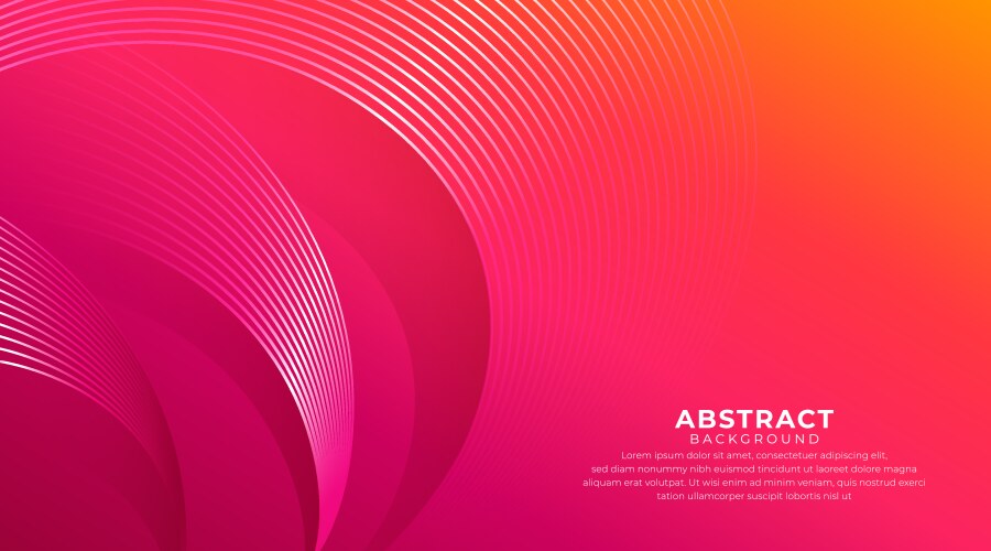 Abstract gradient background wave element Vector Image