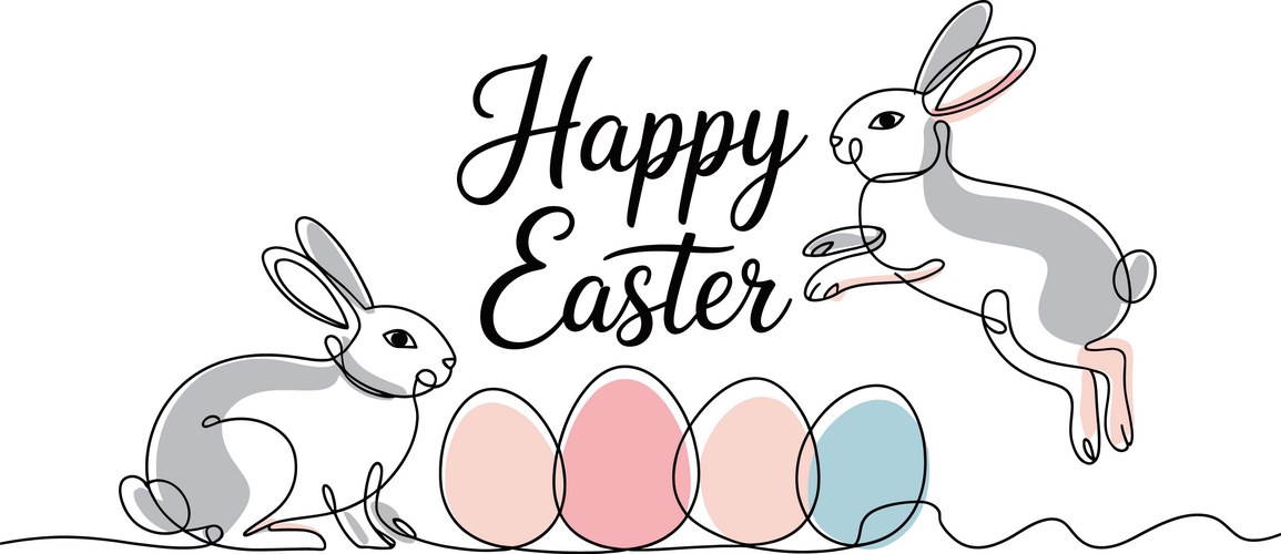 Easter modern happy Vector Images & Graphics for Commercial Use |  VectorStock