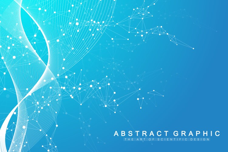 Scientific genetic engineering Royalty Free Vector Image