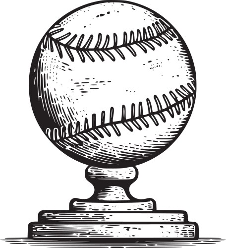 Baseball - high quality logo ideal for t-shirt Vector Image