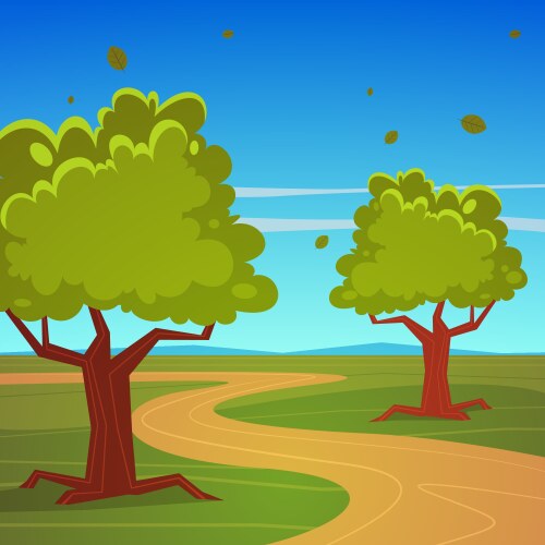 Summer park Royalty Free Vector Image - VectorStock
