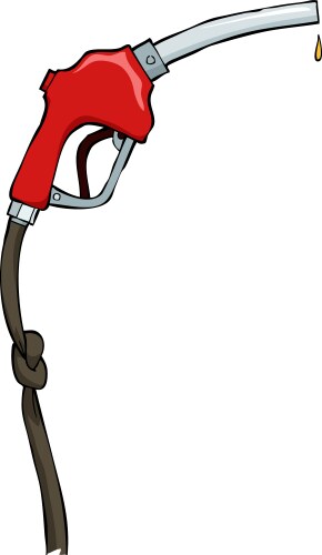 Fuel nozzle set Royalty Free Vector Image - VectorStock