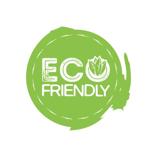 Alternative eco friendly water stamp Royalty Free Vector