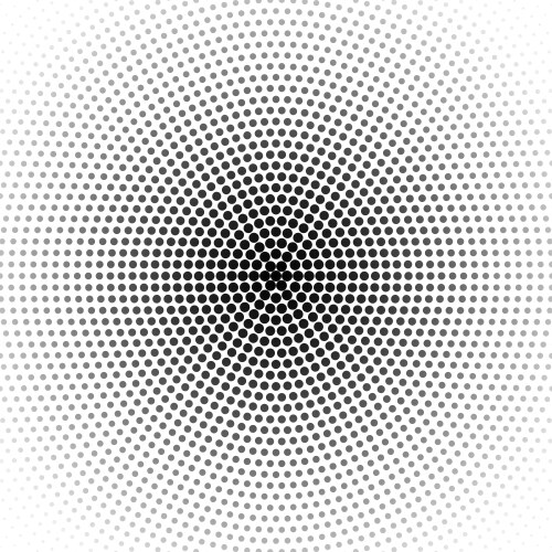 Grunge halftone dots pattern background Royalty Free Vector