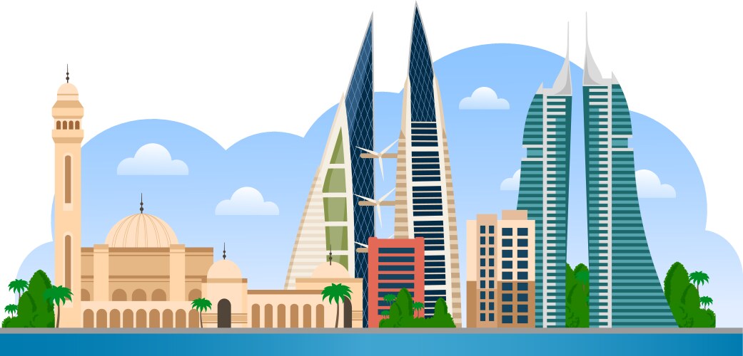 Singapore Skyline Royalty Free Vector Image - VectorStock