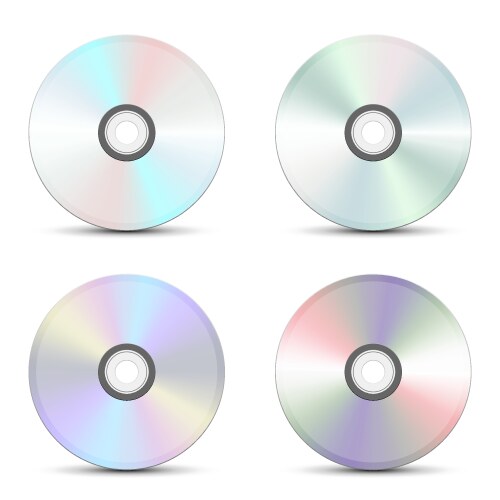 Cd set Royalty Free Vector Image - VectorStock