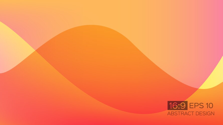 Gradient abstract wave background Royalty Free Vector Image