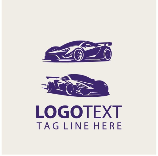 Speed car logo Royalty Free Vector Image - VectorStock