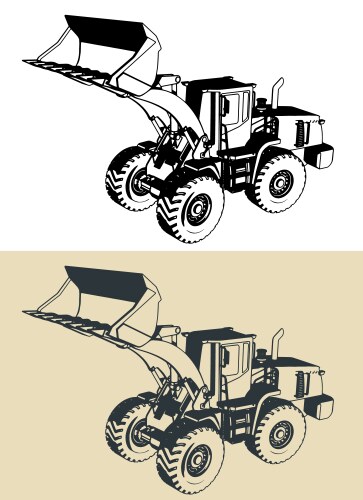 Wheel Loader Vector Images (over 7,300)