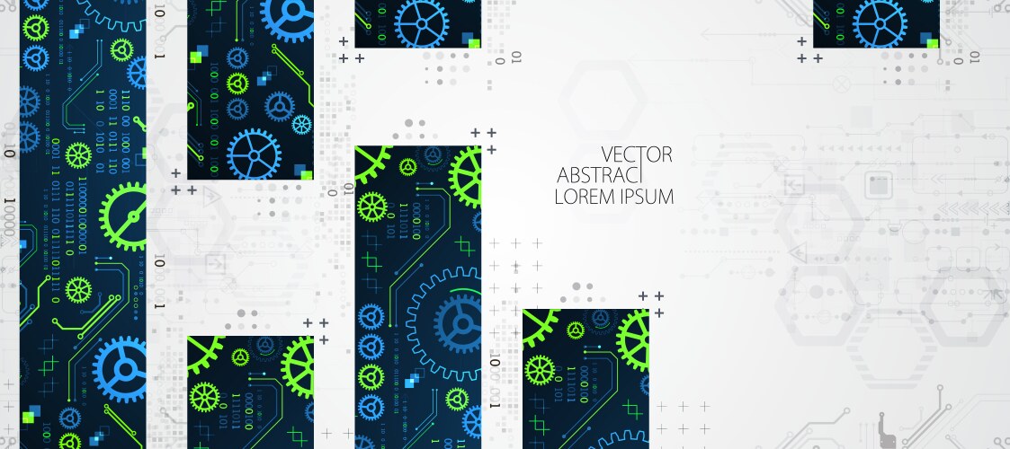 abstract vertical technology background vector image