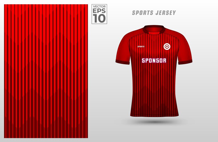 T-shirt sport design template for soccer jersey Vector Image