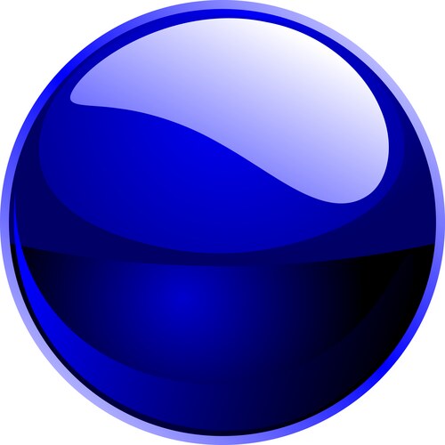 Shiny Sphere Icons Vector Image