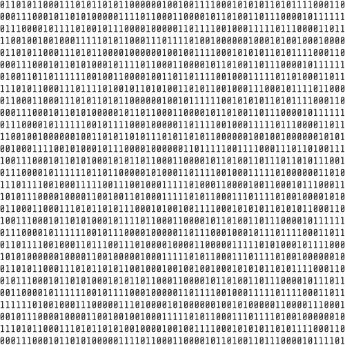 Binary Code Data Stream vektorbild