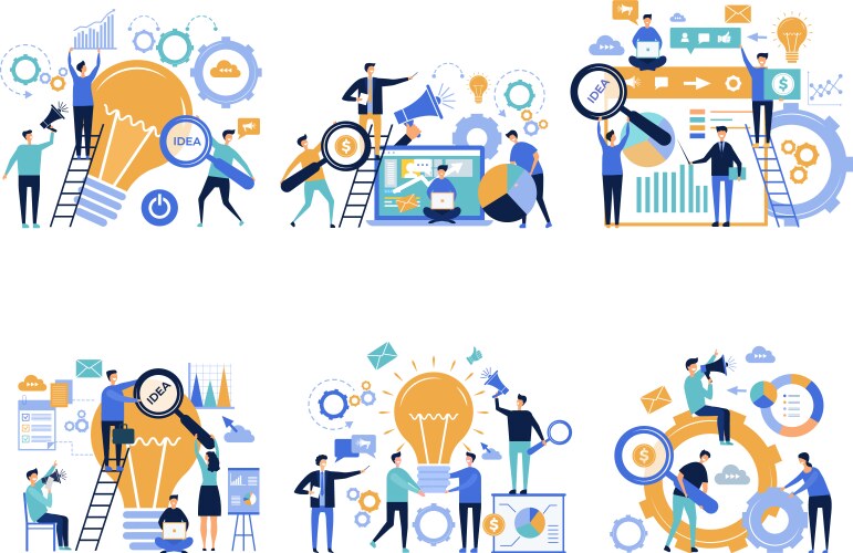 Business Promotion & Announcement vector image