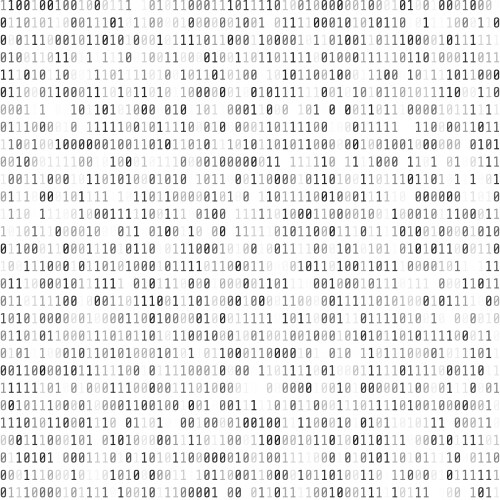 Digital Code Stream - Binary Matrix vector image