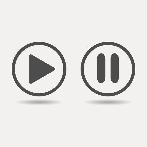 Pause Play Stop Vector Images (over 9,200)