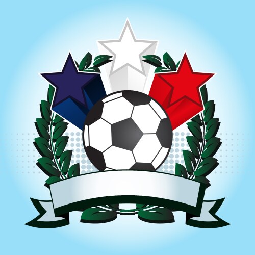Soccer Sport Emblem Vector Image