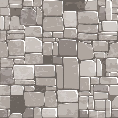 Seamless cartoon stone texture Royalty Free Vector Image