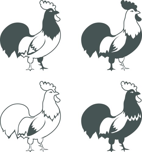 Chicken icon Royalty Free Vector Image - VectorStock