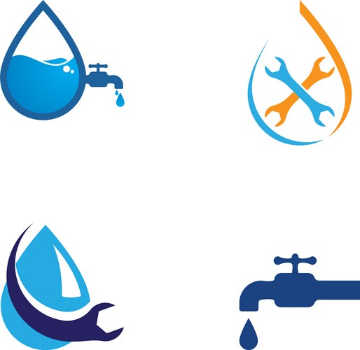 Plumbing logo Vector Image