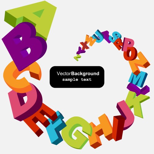 Colorful Alphabet Vector Images (over 240,000)
