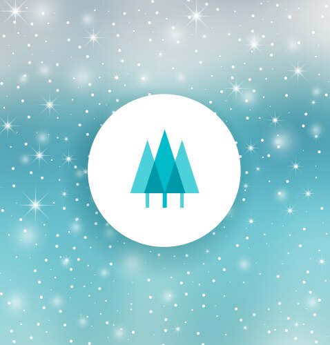 Christmas ball with snowy blue background – Royalty-Free Vector ...
