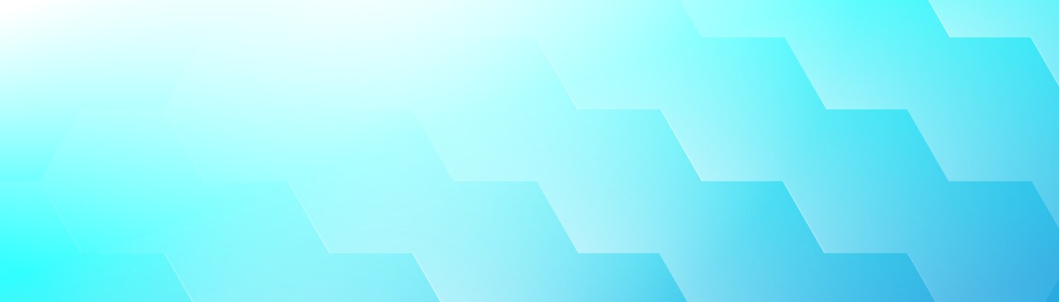Abstract hexagonal pattern with gradient in blue vector image