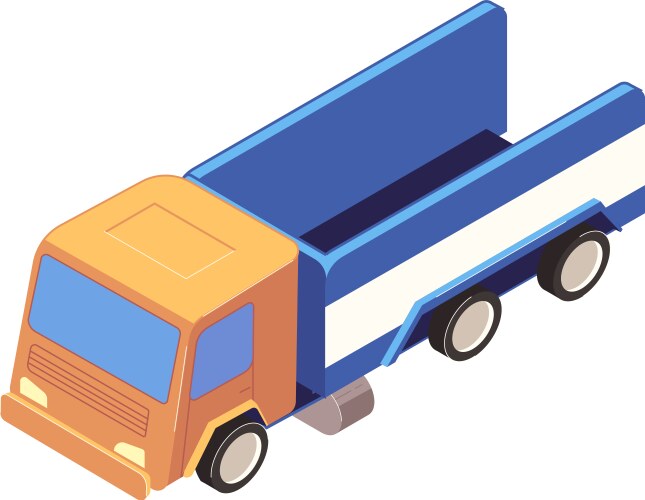 delivery isometric icon vector image