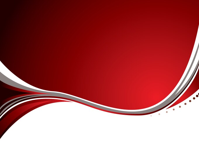 Abstract wavy red background Royalty Free Vector Image